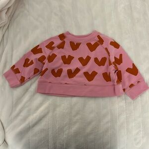 Stella McCartney Kids Heart Sweatshirt 2 Years